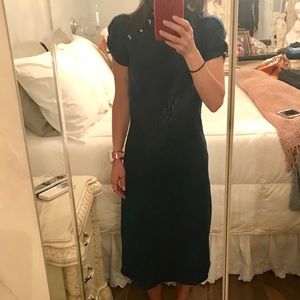 Diane Von Furstenberg green detailed midi dress 4